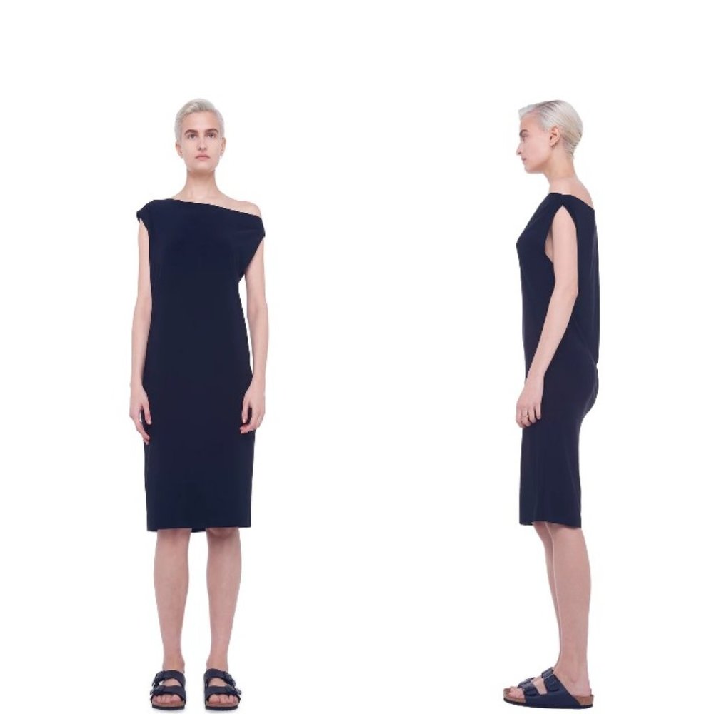 DROP SHOULDER DRESS